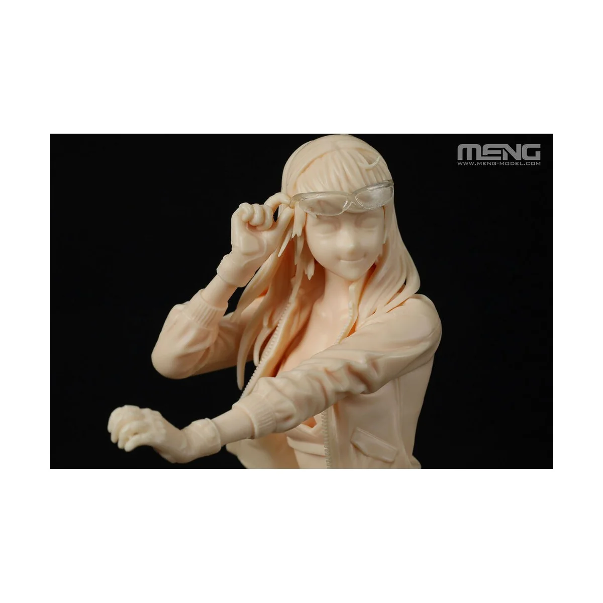 Biker Girl (RESIN), 1/9 - MENG-Model SPS-074