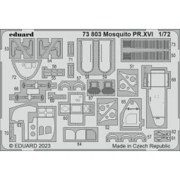 Mosquito PR.XVI 1/72 AIRFIX, 1/72 - Eduard Accessories 73803