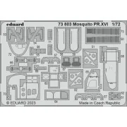 Mosquito PR.XVI 1/72 AIRFIX, 1/72 - Eduard Accessories 73803