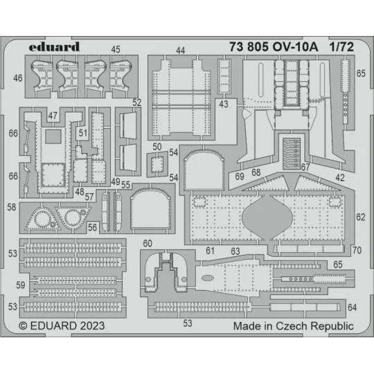 OV-10A 1/72 ICM - Eduard Accessories 73805