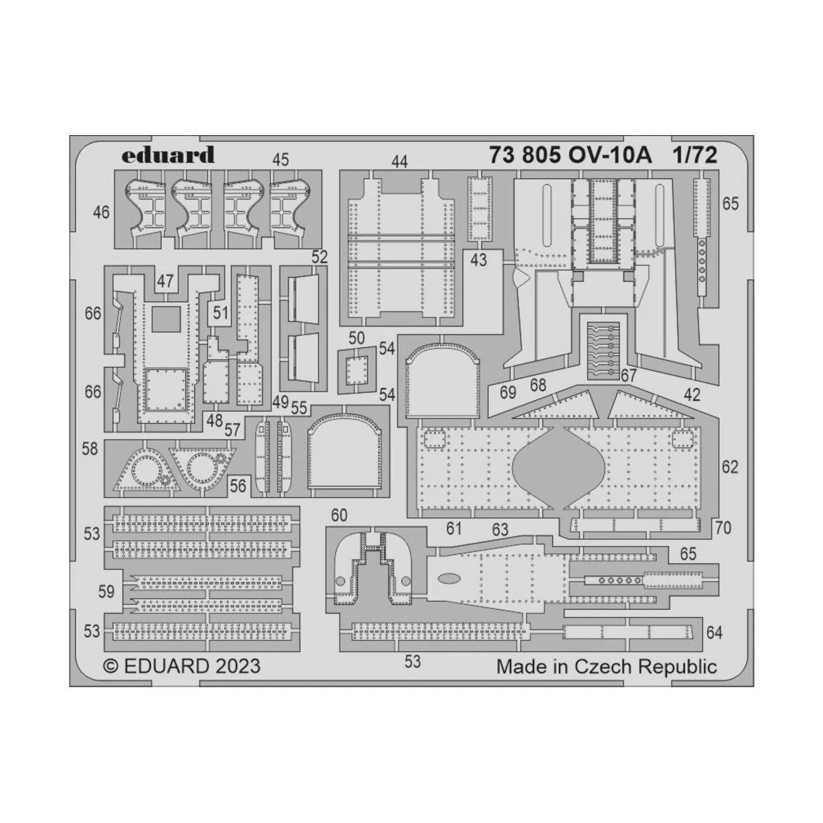 OV-10A 1/72 ICM - Eduard Accessories 73805