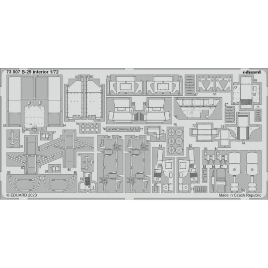 B-29 interior 1/72 HOBBY 2000 / ACADEMY - Eduard Accessories 73807