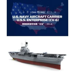 U.S. Navy Aircraft Carrier U.S.S. Enterprise (CV-6), 1/700 - MENG-M... 2