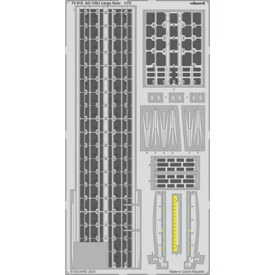 AC-130J cargo floor 1/72 ZVEZDA, 1/72 - Eduard Accessories 73813 AC-130J cargo floor 1/72 ZVEZDA, 1/72 - Eduard Accessories 73813