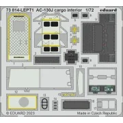 AC-130J cargo interior 1/72 ZVEZDA - Eduard Accessories 73814