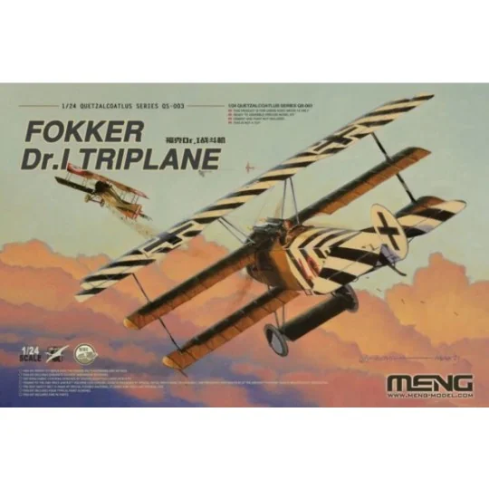 Fokker Dr.I Triplane, 1/24 - MENG-Model QS-003