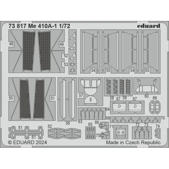 Me 410A-1 1/72 AIRFIX, 1/72 - Eduard Accessories 73817