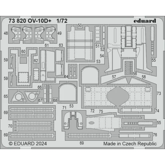 OV-10D+ 1/72 ICM, 1/72 - Eduard Accessories 73820