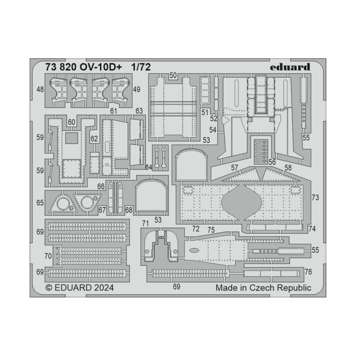 OV-10D+ 1/72 ICM, 1/72 - Eduard Accessories 73820