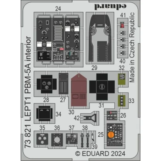 PBM-5A interior 1/72 ACADEMY, 1/72 - Eduard Accessories 73821