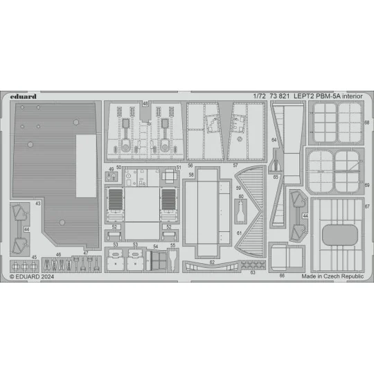PBM-5A interior 1/72 ACADEMY, 1/72 - Eduard Accessories 73821
