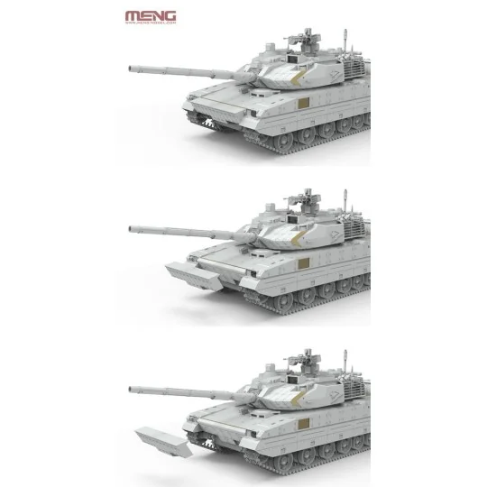 PLA ZTQ15 Light Tank w/Add-On Armor, 1/35 - MENG-Model TS-050