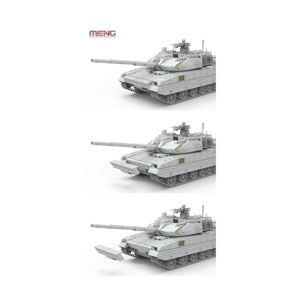PLA ZTQ15 Light Tank w/Add-On Armor, 1/35 - MENG-Model TS-050