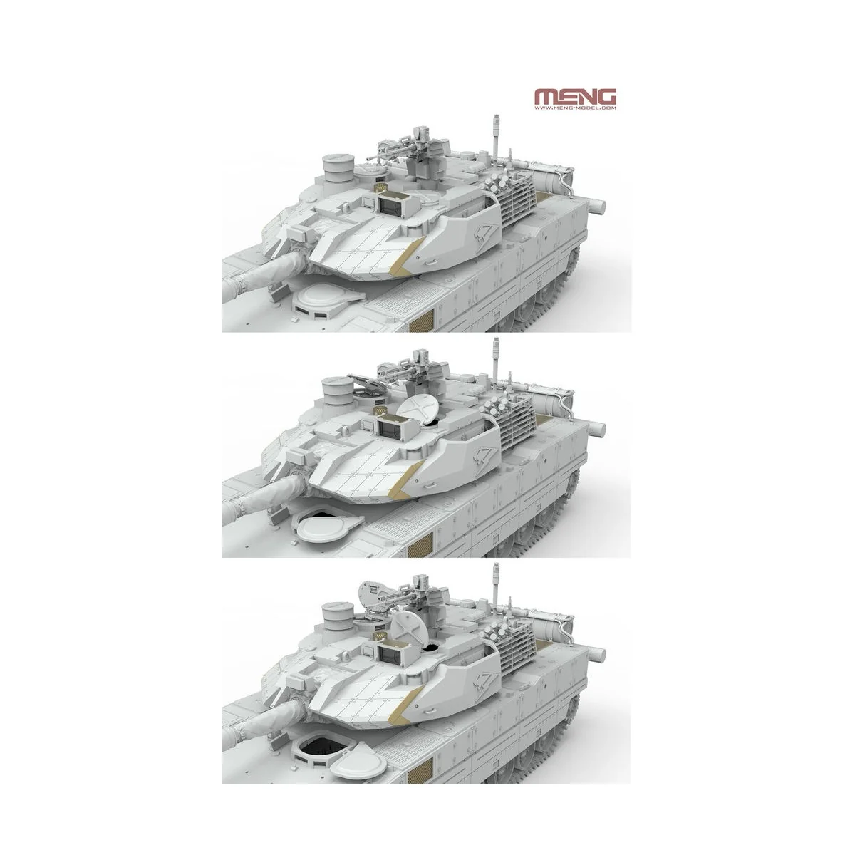 PLA ZTQ15 Light Tank w/Add-On Armor, 1/35 - MENG-Model TS-050