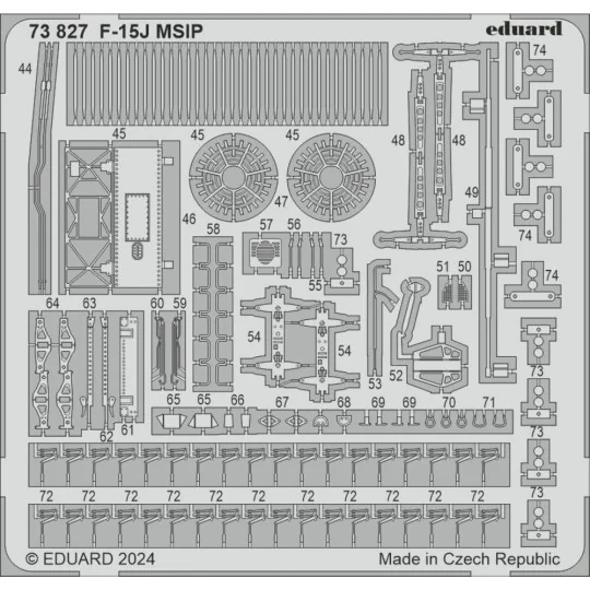F-15J MSIP, 1/72 - Eduard Accessories 73827