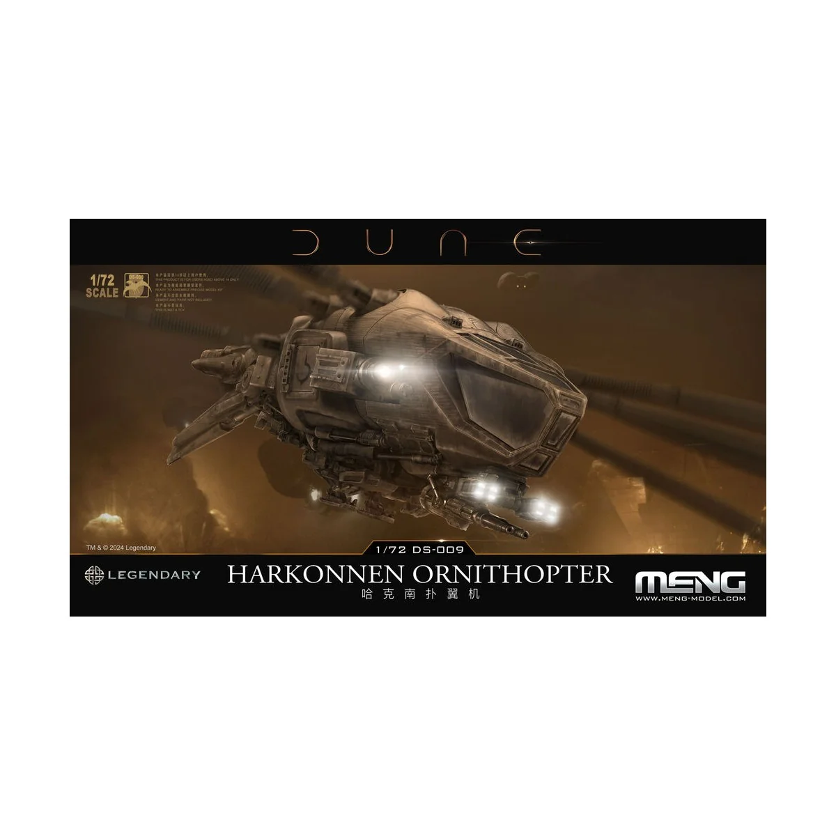 Dune Harkonnen Ornithopter, 1/72 - MENG-Model DS-009