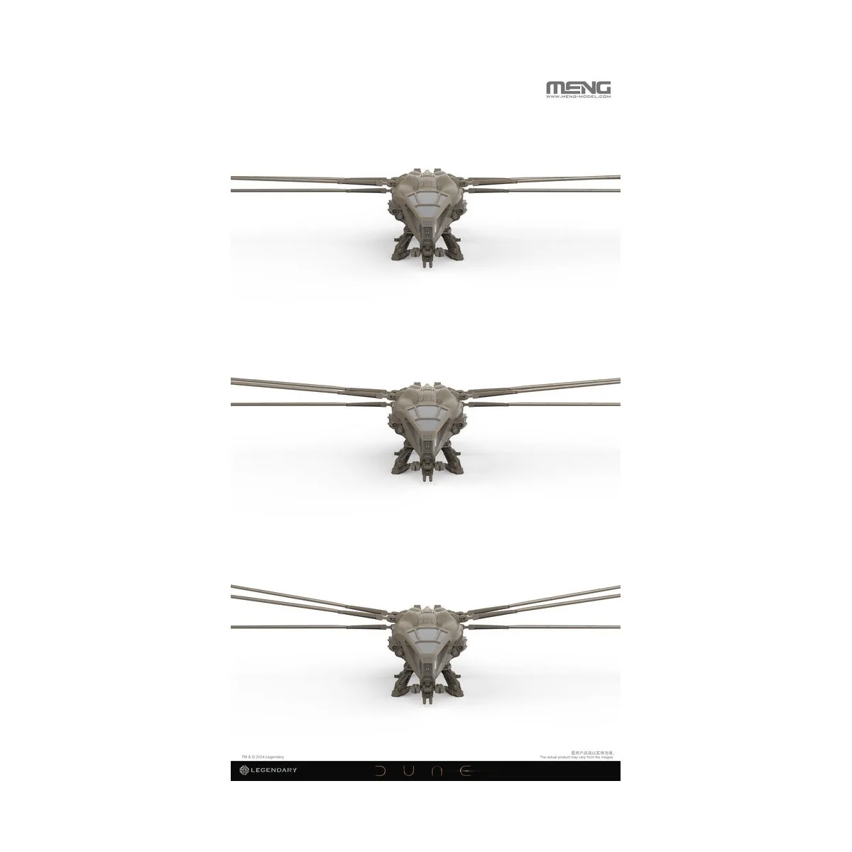Dune Harkonnen Ornithopter, 1/72 - MENG-Model DS-009