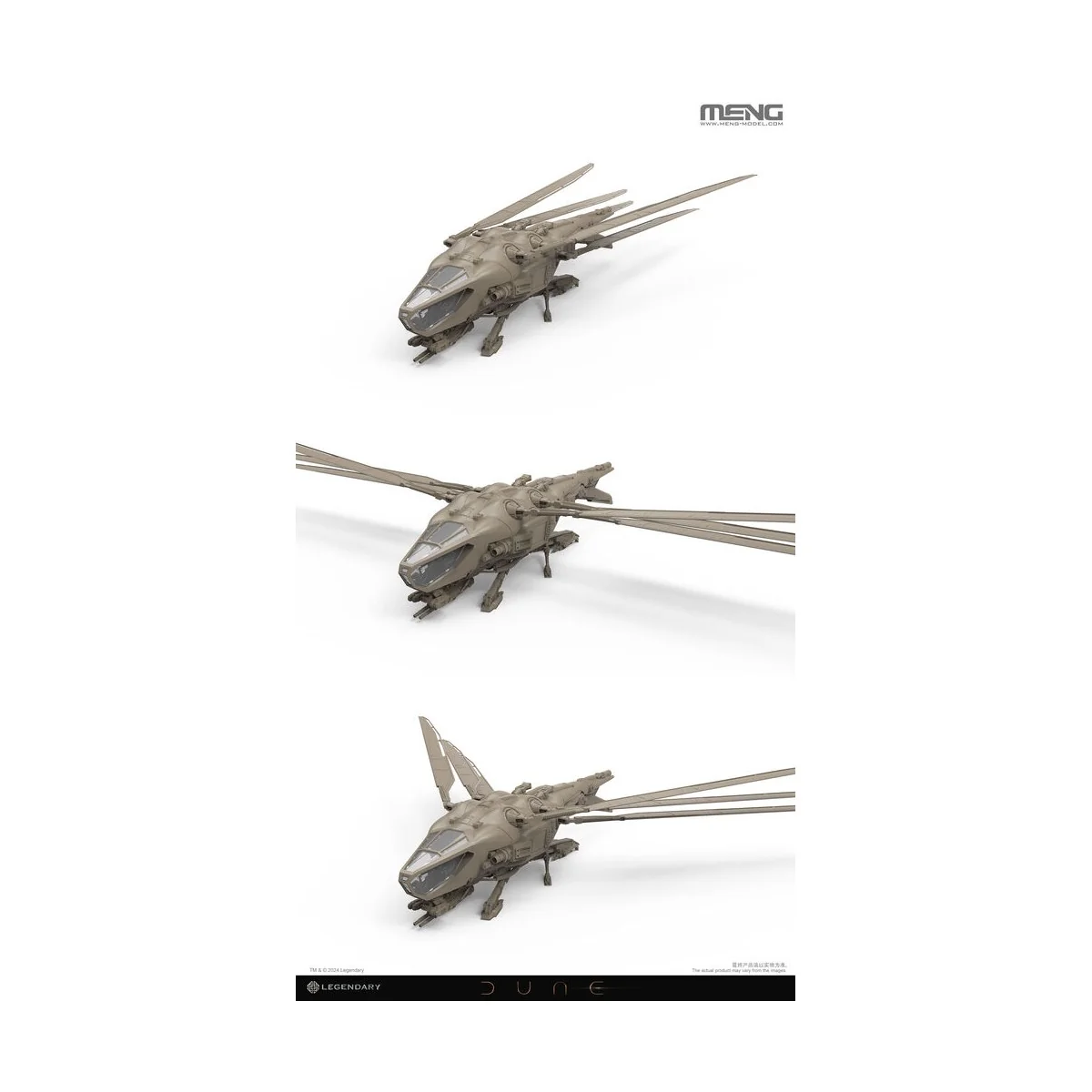 Dune Harkonnen Ornithopter, 1/72 - MENG-Model DS-009