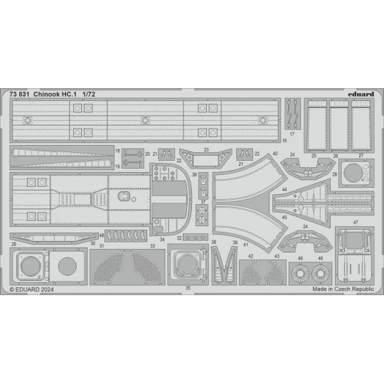 Chinook HC.1 AIRFIX - Eduard Accessories 73831