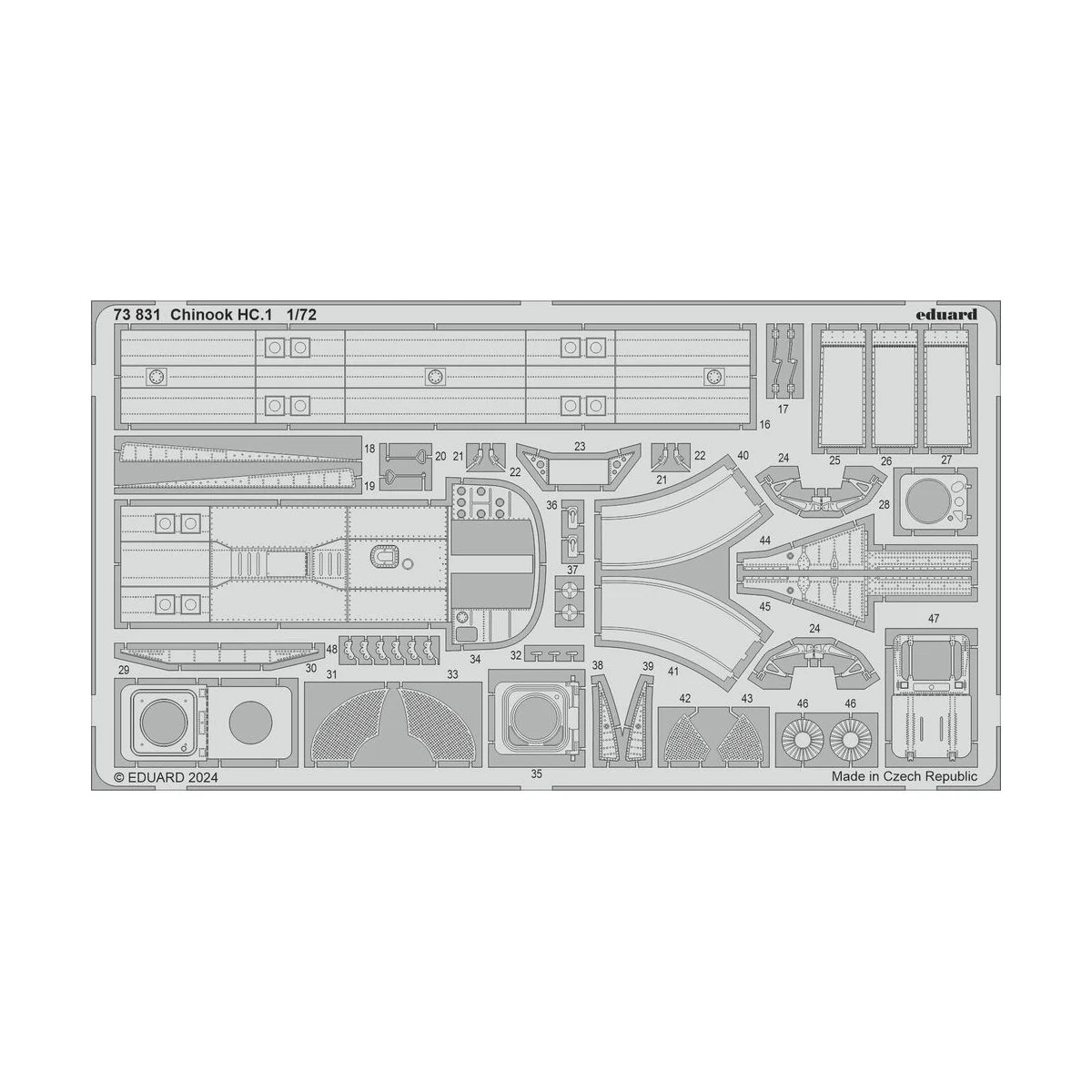 Chinook HC.1 AIRFIX - Eduard Accessories 73831