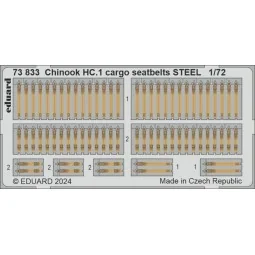 Chinook HC.1 cargo seatbelts STEEL AIRFIX, 1/72 - Eduard Accessorie...