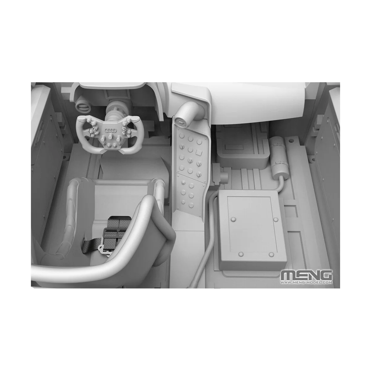AUDI R8 LMS GT3 EVO II B-Quik Absolute Racing, 1/24 - MENG-Model CS...