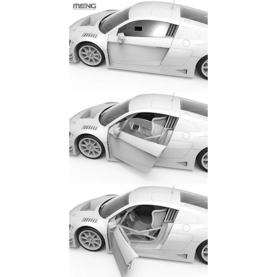 AUDI R8 LMS GT3 EVO II B-Quik Absolute Racing, 1/24 - MENG-Model CS...