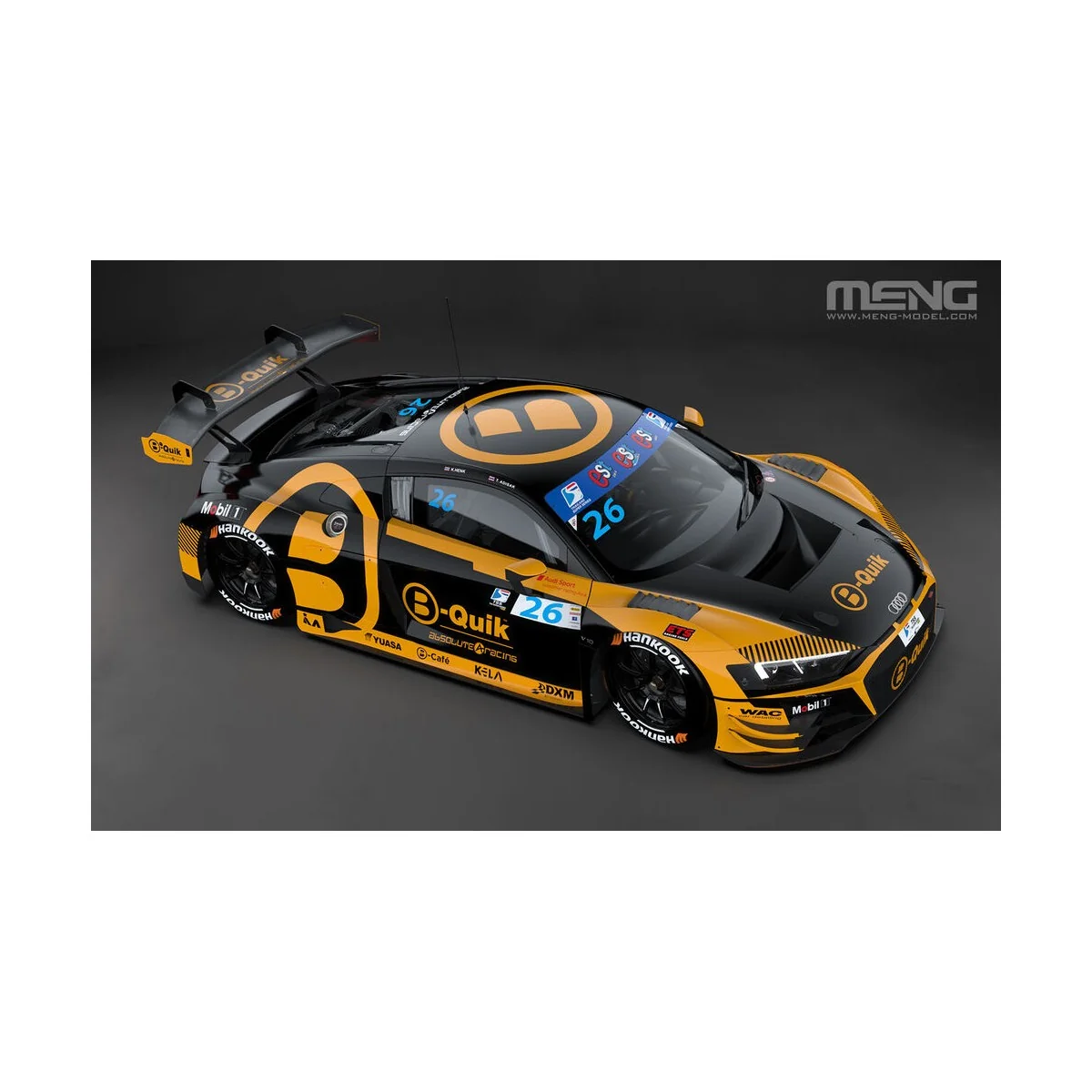 AUDI R8 LMS GT3 EVO II B-Quik Absolute Racing, 1/24 - MENG-Model CS...