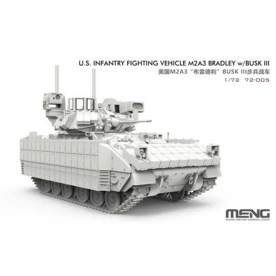 U.S. Infantry Fighting Vehicle M2A3 Bradley w/BUSK III, 1/72 - MENG...