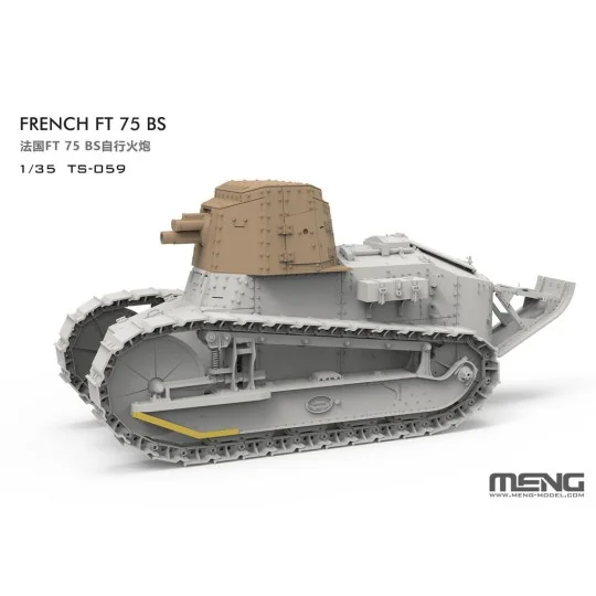 French FT 75 BS (incl. resin parts), 1/35 - MENG-Model TS-059