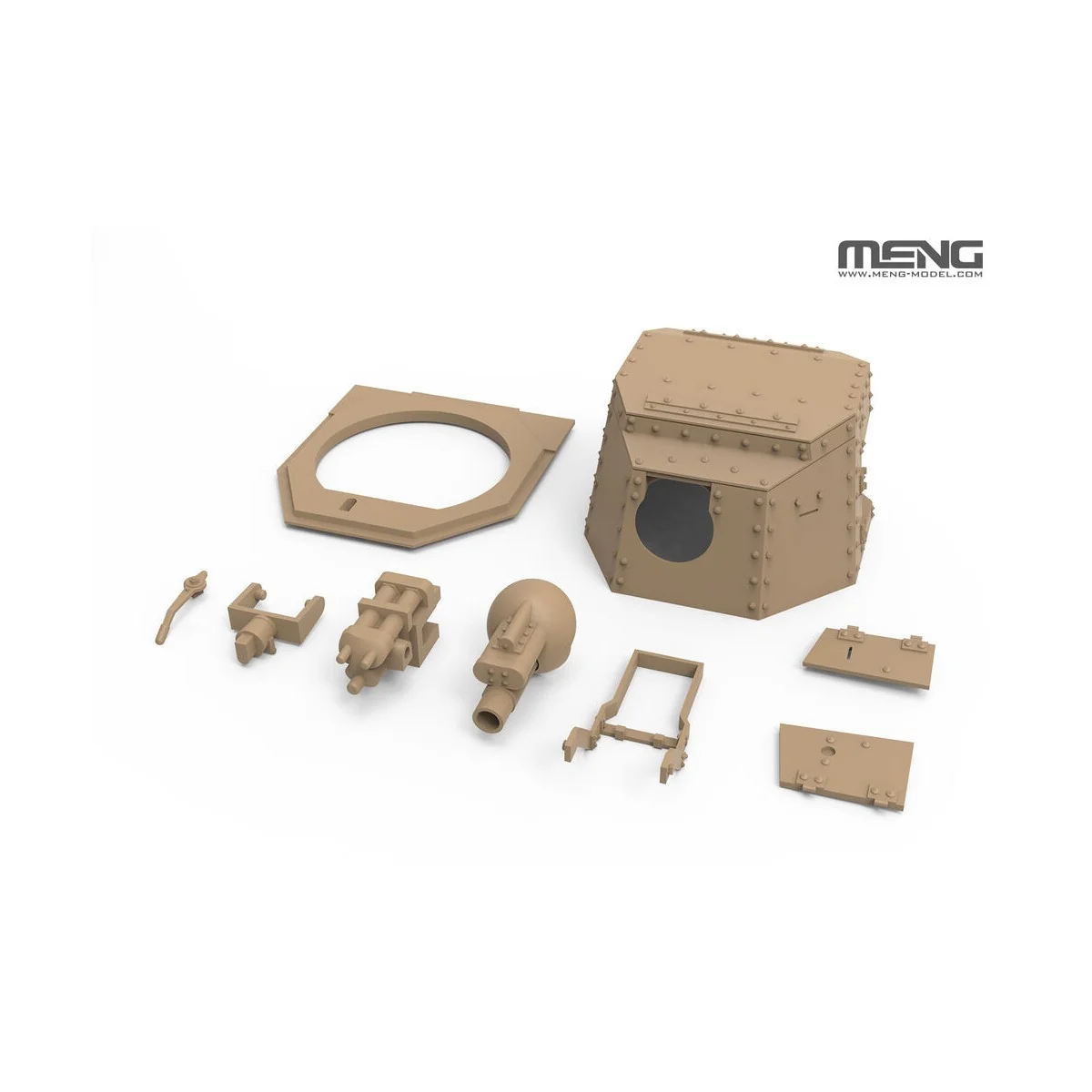 French FT 75 BS (incl. resin parts), 1/35 - MENG-Model TS-059