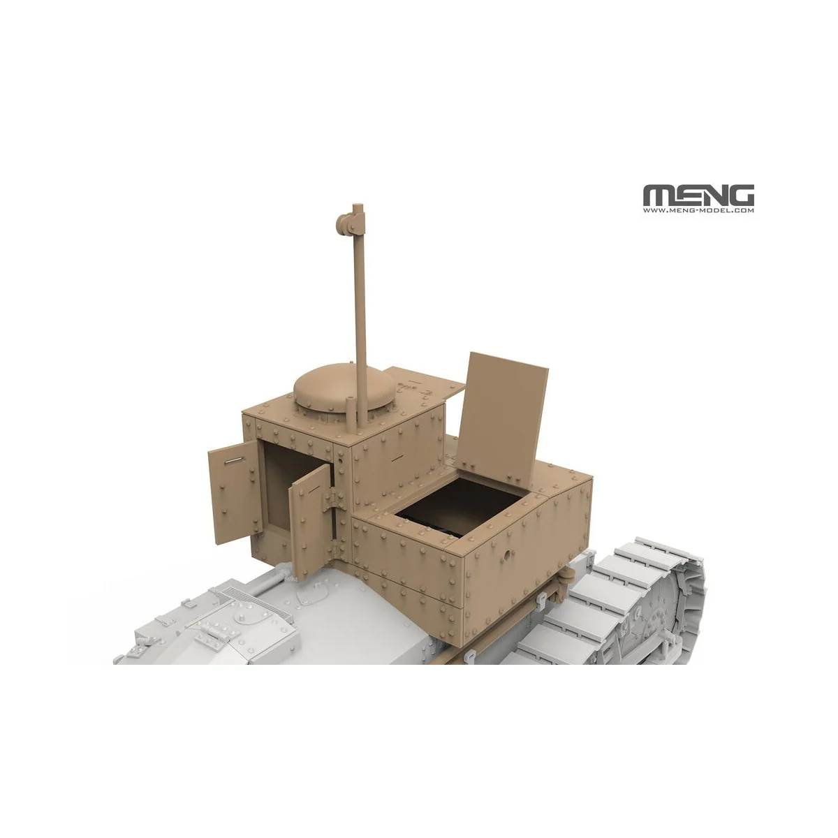 French FT T.S.F Radio Version (incl. resin parts), 1/35 - MENG-Mode...
