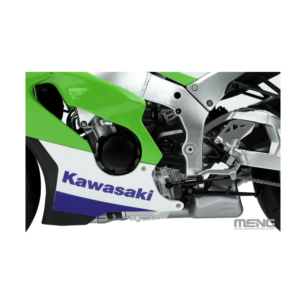 Kawasaki ZX-10R (Pre-colored Edition), 1/9 - MENG-Model MT-007s