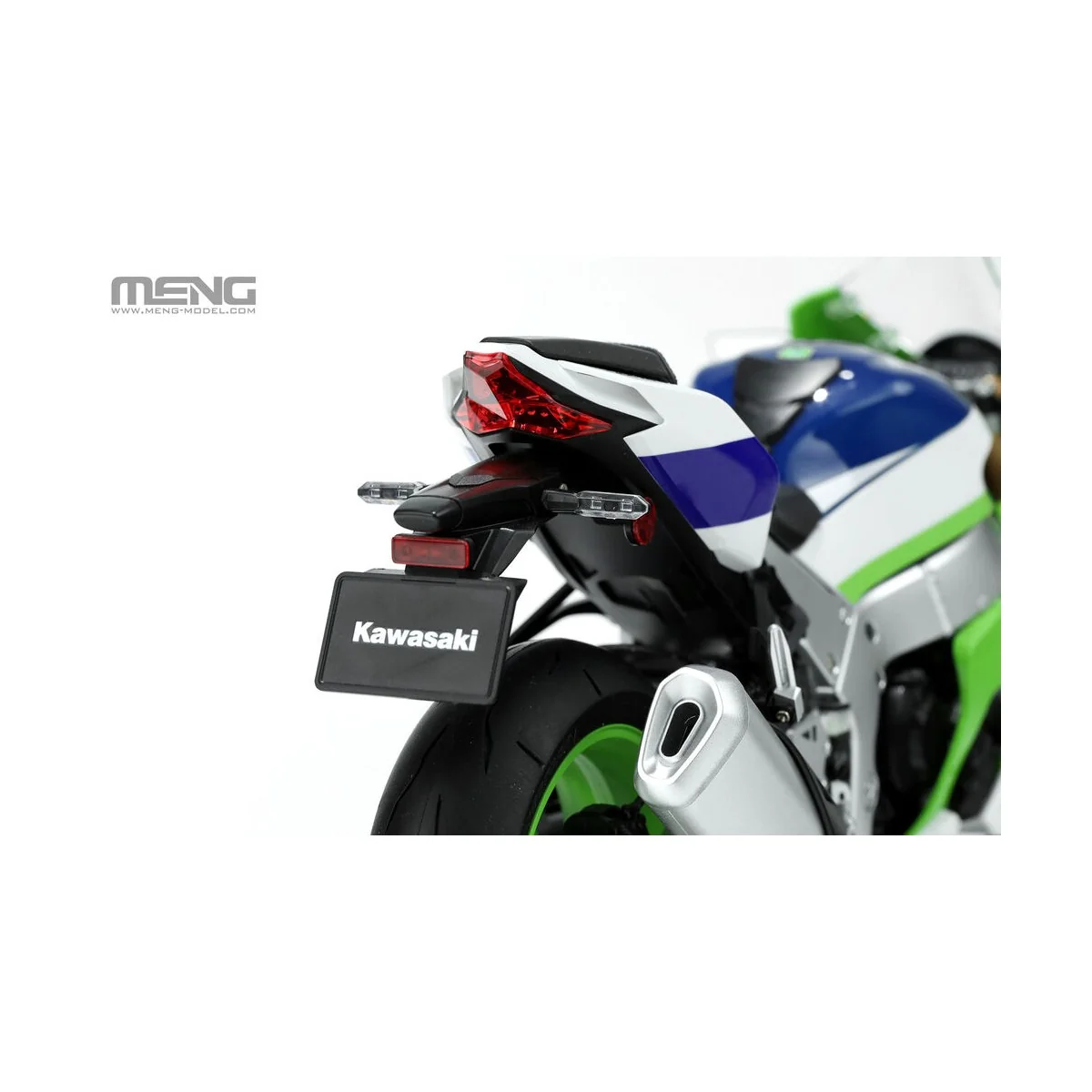 Kawasaki ZX-10R (Pre-colored Edition), 1/9 - MENG-Model MT-007s