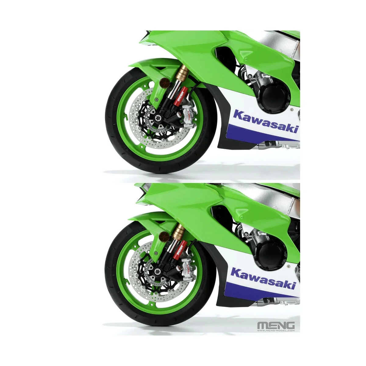 Kawasaki ZX-10R (Pre-colored Edition), 1/9 - MENG-Model MT-007s