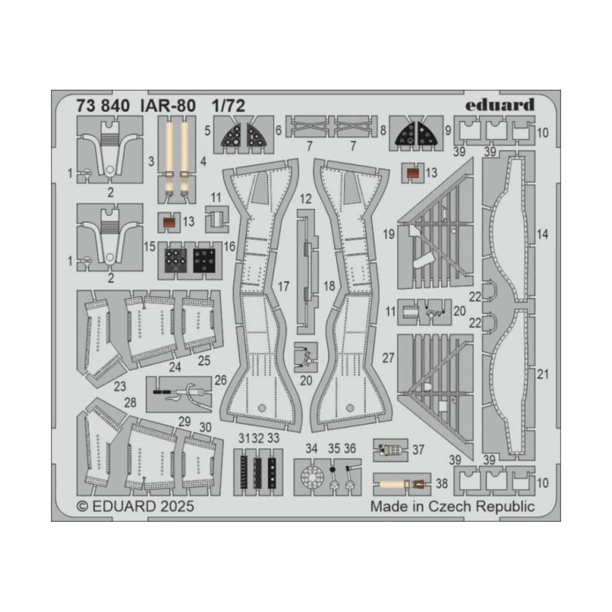 IAR-80 IBG, 1/72 - Eduard Accessories 73840 IAR-80 IBG, 1/72 - Eduard Accessories 73840
