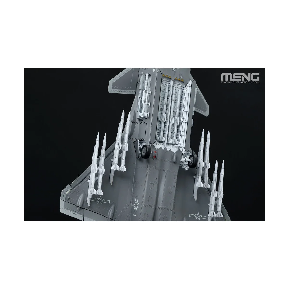 Chinese J-20 Stealth Fighter Beast Mode, 1/48 - MENG-Model LS-002s