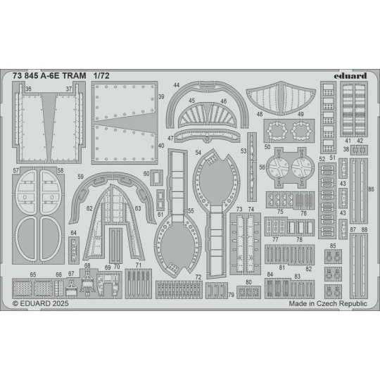 A-6E TRAM TRUMPETER, 1/72 - Eduard Accessories 73845