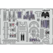 MiG-29 9-13 GREAT WALL HOBBY, 1/72 - Eduard Accessories 73846