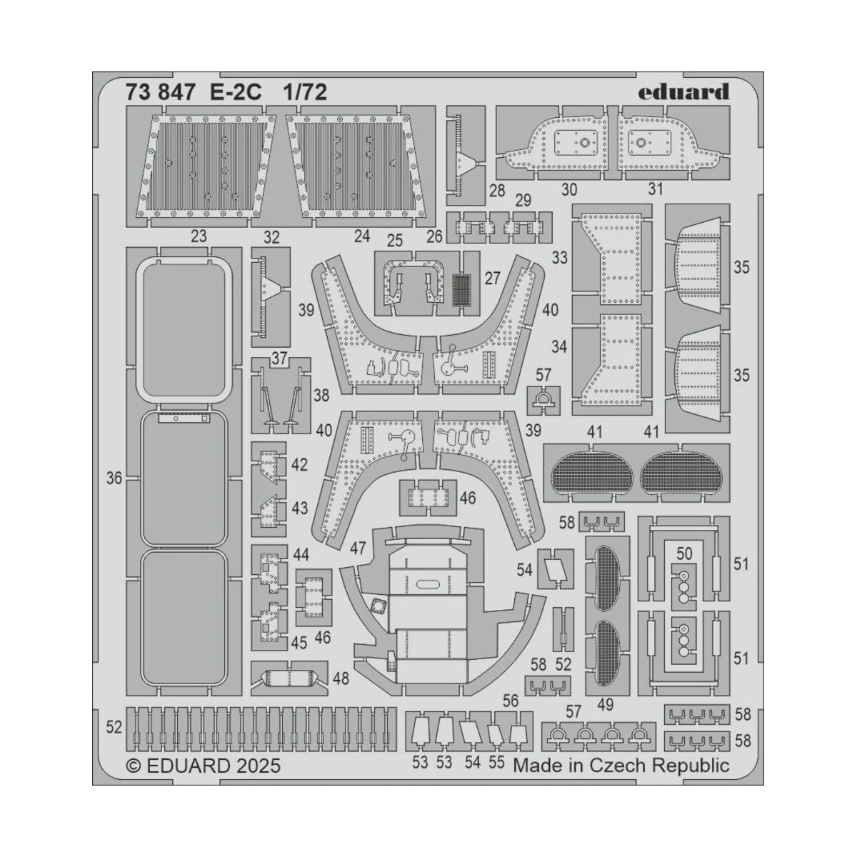 E-2C HELLER, 1/72 - Eduard Accessories 73847