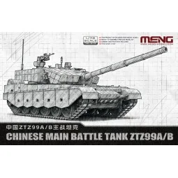 Chinese Main Battle Tank ZTZ99A/B, 1/72 - MENG-Model 72-013
