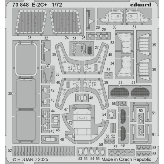 E-2C+ HELLER - Eduard Accessories 73848