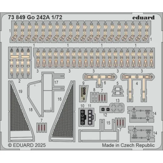 Go 242A IBG, 1/72 - Eduard Accessories 73849 Go 242A IBG, 1/72 - Eduard Accessories 73849