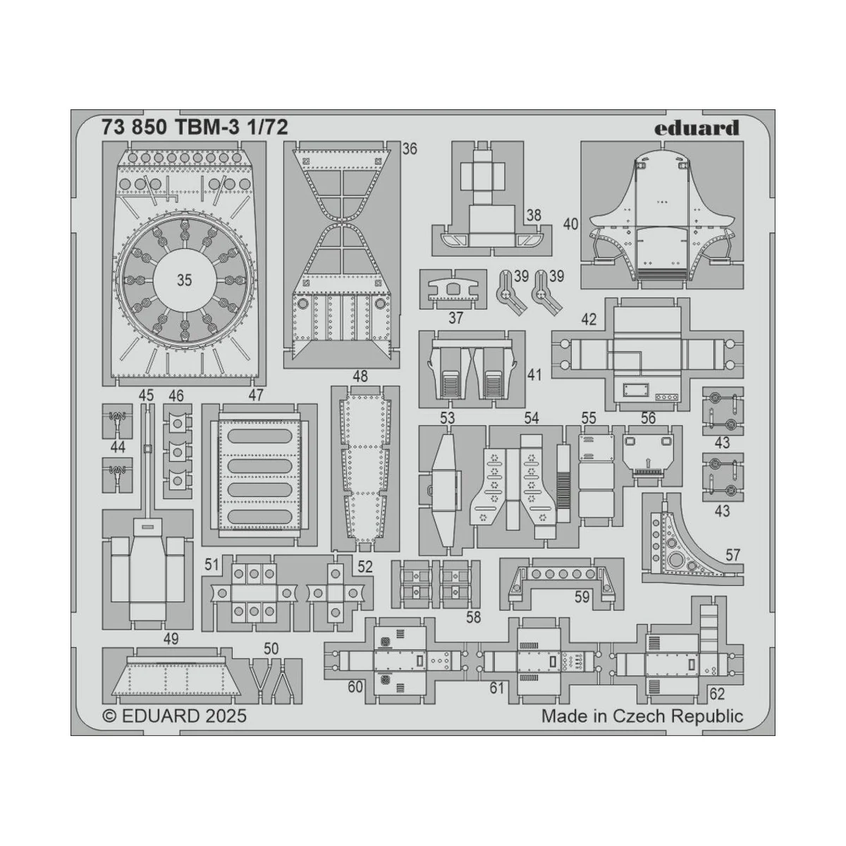 TBM-3 HOBBY BOSS - Eduard Accessories 73850