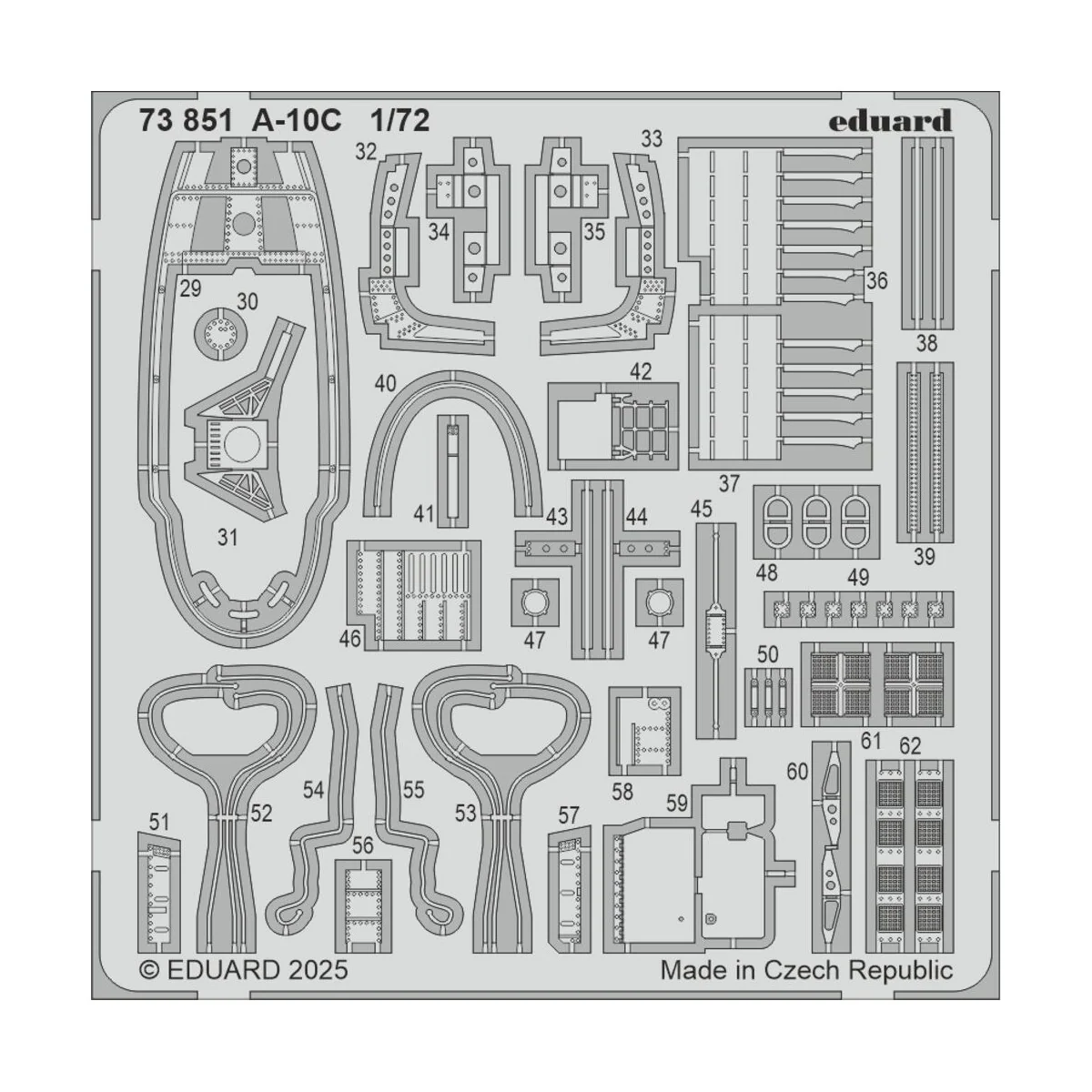 A-10C GREAT WALL HOBBY - Eduard Accessories 73851