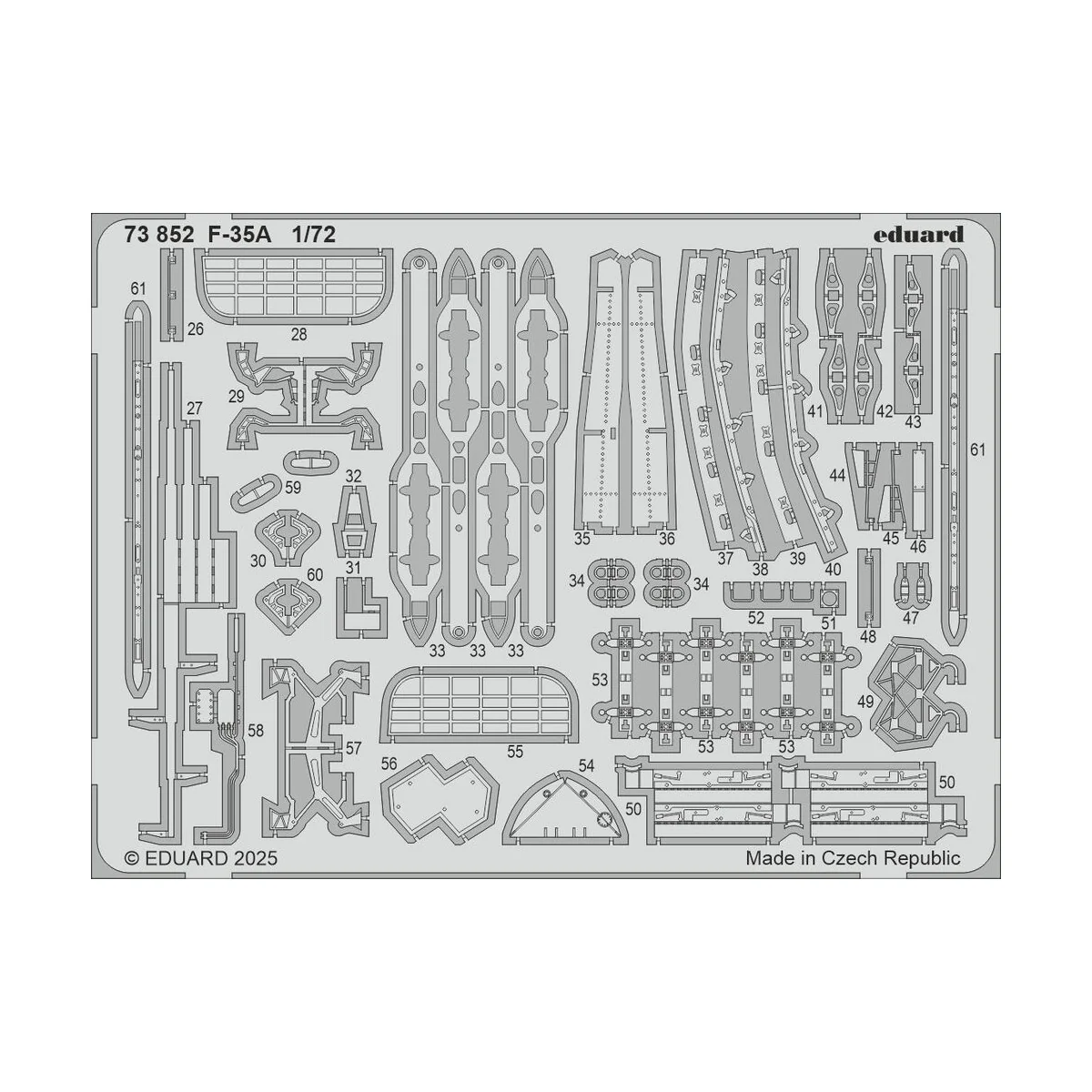 F-35A REVELL, 1/72 - Eduard Accessories 73852