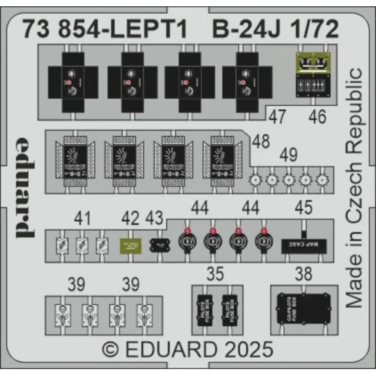B-24J HASEGAWA - Eduard Accessories 73854