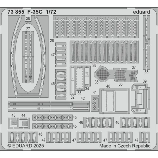 F-35C 1/72 for Tamiya - Eduard Accessories 73855