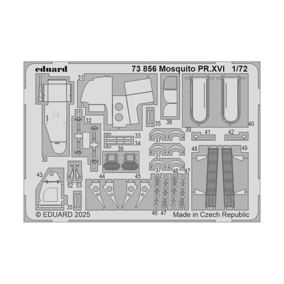 Mosquito PR Mk.XVI 1/72 for Special Hobby, 1/72 - Eduard Accessorie...