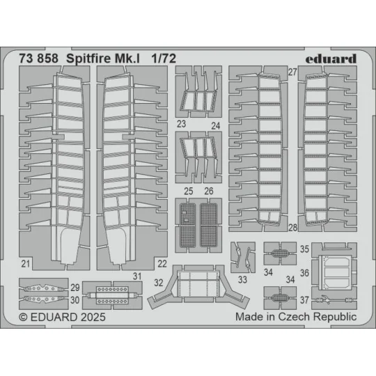 Spitfire Mk.I for IBG, 1/72 - Eduard Accessories 73858